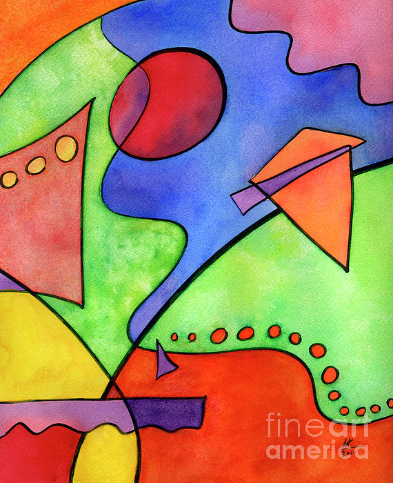 A Walk in the Park Painting